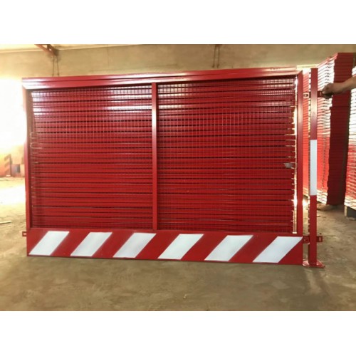 建筑工地防护网 工地临边基坑护栏 格栅式安全围挡