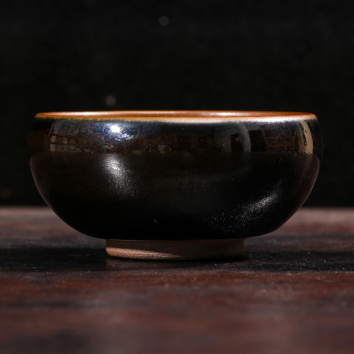 建窑建盏纯手工柴烧茶盏林长明