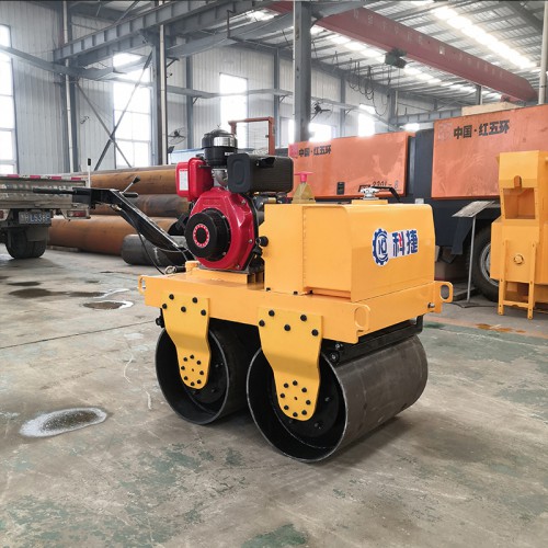 手扶双轮压路机