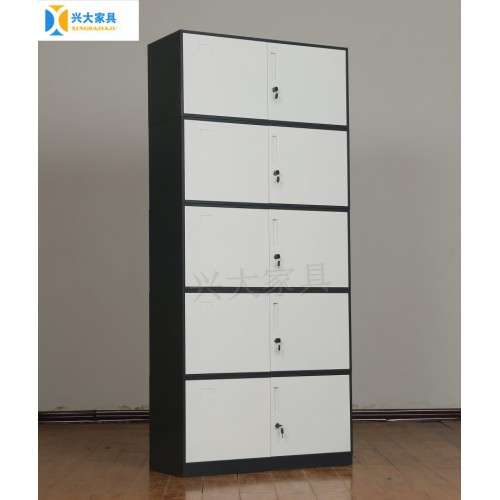 十门薄边储物柜 铁柜 铁皮文件柜 兴大厂家直销 厂家批发