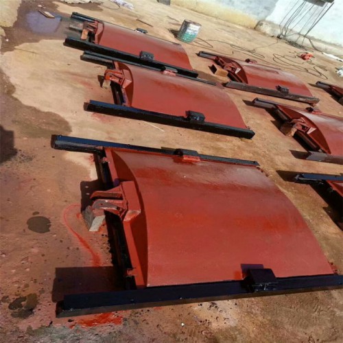 PGZ平面拱形铸铁镶铜方闸门 平板单向止水闸门启闭机