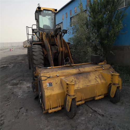 浙江铲车改清扫车,山猫清扫器,装载机改扫路车厂家