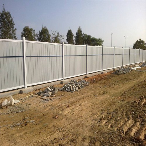 市政道路施工彩钢隔离围挡 铁皮围挡 小草彩钢围挡