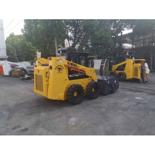 无尘扫路车 滑移装载机 装载机清扫器 装载机改装滚刷清扫器