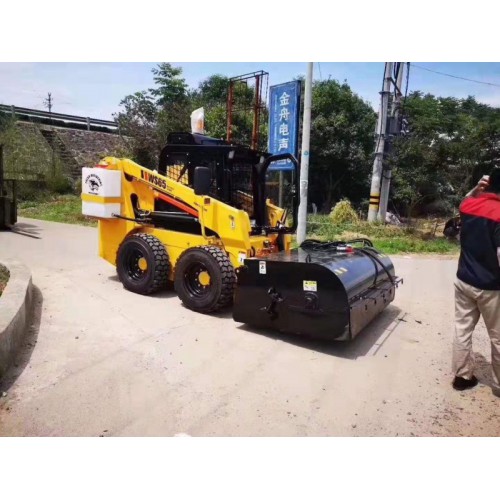 装载机改扫路车 装载机改装滚刷清扫器 918装载机清扫器