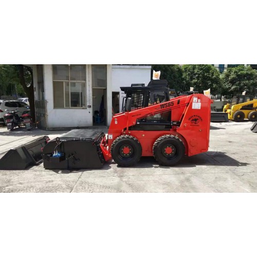 滑移装载机 鲁工铲车清扫 装载机改扫路车 鲁工装载机清扫