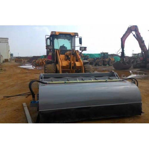 铲车改装-路面扫地机-928装载机清扫器价格-滑移清扫车