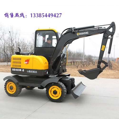 小型轮式挖掘机   轮挖机价格表