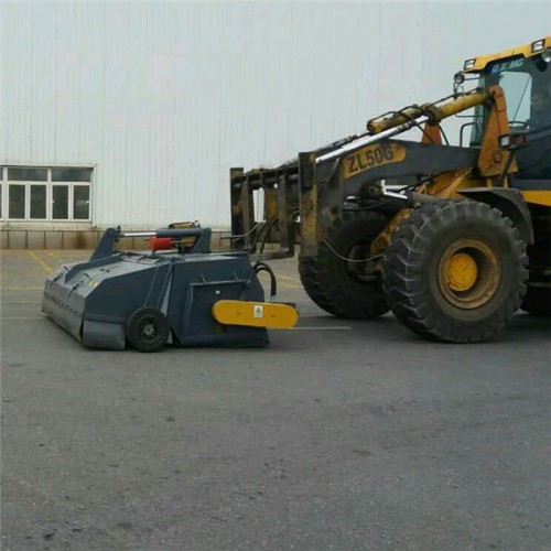 装载机道路清扫机 路面泥土清扫机 道路清扫车