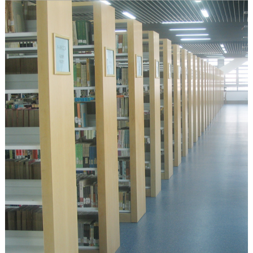 钢木书架 图书架 钢制双面书架 书架厂家