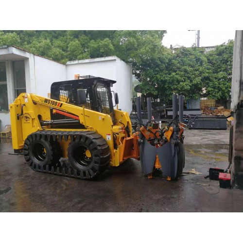 泰亨可出租四瓣式挖树机 徐工滑移机移树机 优质四瓣式移树机