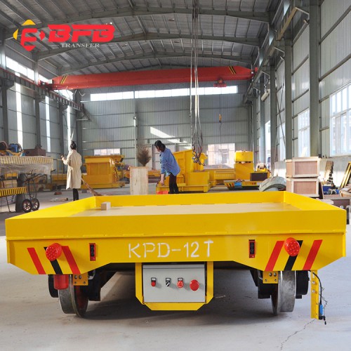 北京直销12吨工业车间转运轨道车 低压轨道电动平车价格优惠