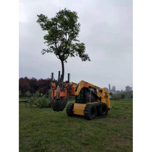 铲车带动挖掘机带土球移树机 大型挖树坑机器 规格齐全 厂家