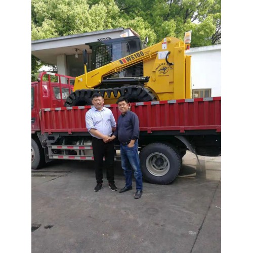 滑移机带动移树机挖树机 泰亨机械厂家直销现货供应四瓣式挖树