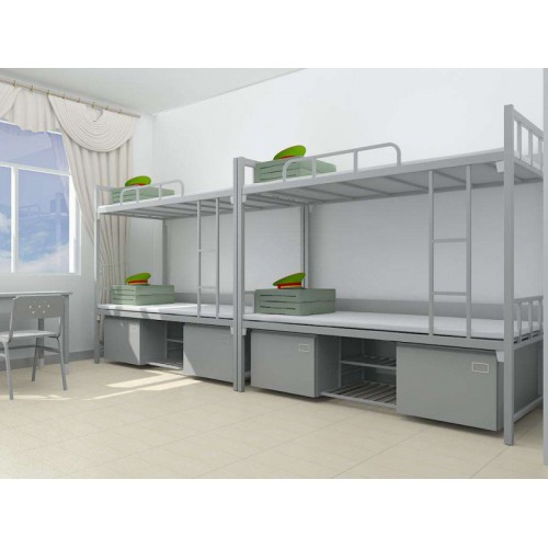 公寓床铁架床 军用床部队床 隔离床员工宿舍公寓床厂家