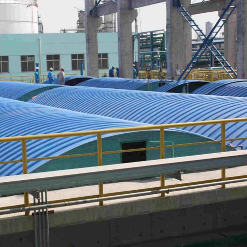 污水集气罩 玻璃钢污水集气罩 圆形污水池集气罩定制