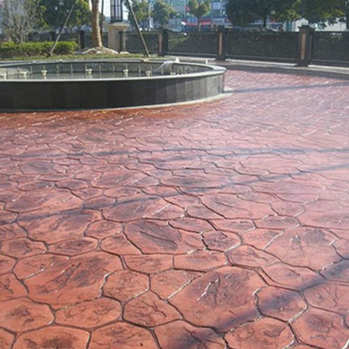 彩色压印混凝土路面