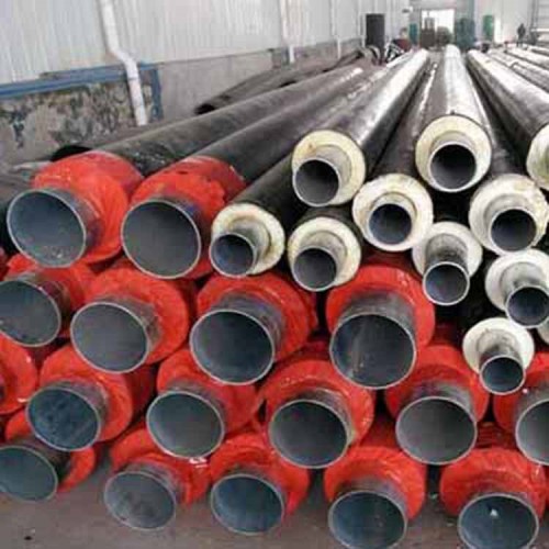 预制直埋保温钢管 直埋聚氨酯保温管道