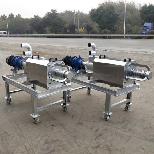 不锈钢干湿固液分离机 粪便脱水机 鸡粪固液分离机