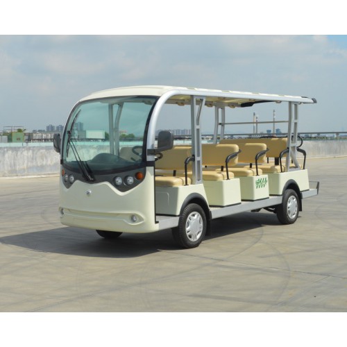 广东绿通 十四座电动观光车 日本进口丰田电控行驶安全稳定