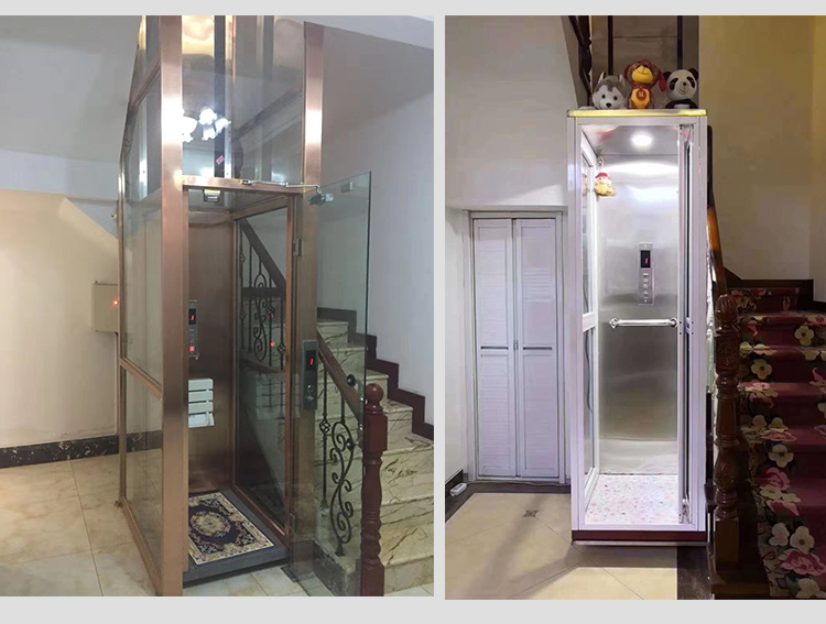小型家用梯 无机房地坑电梯 高档别墅电梯 家庭电梯