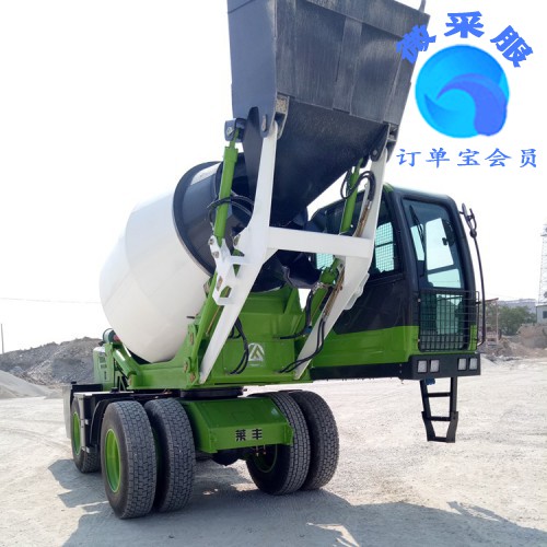 旋转卸料自动搅拌车  自上料混凝土搅拌车 现货出售