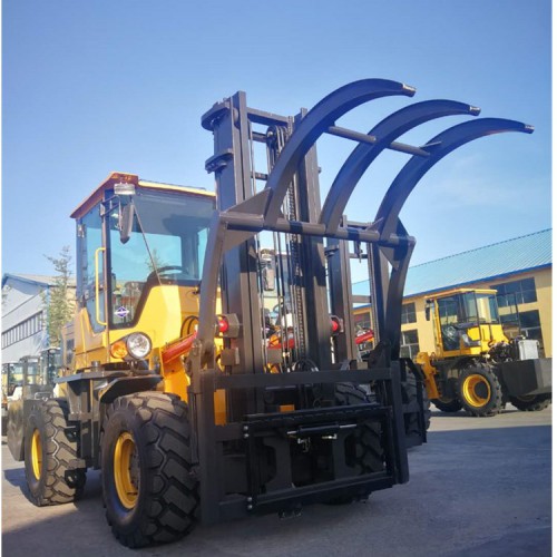 可以装铲斗  底盘高 动力强 侧翻油缸叉车 厂家供应