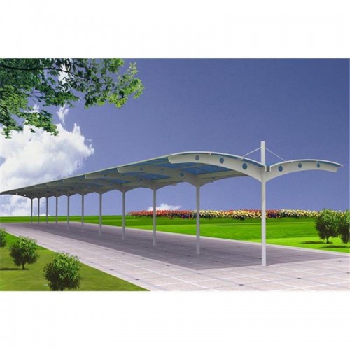 膜结构景观看台 电动雨蓬 透光透气棚