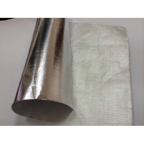 自粘铝箔玻璃布 安朗现货批发铝箔玻璃丝布