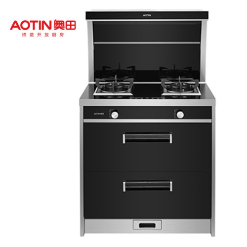 蒸箱集成灶 下排式 侧吸油烟机