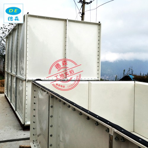 玻璃钢水箱 大型消防应急水箱 蓄水池厂价直销