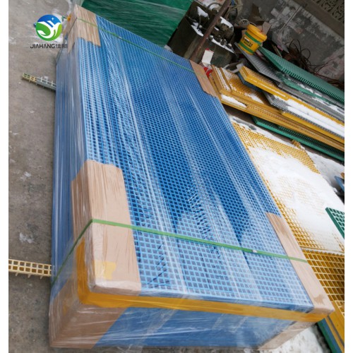 水处理厂树篦子防滑定制玻璃格栅 平台沉淀池防滑盖板格栅定制