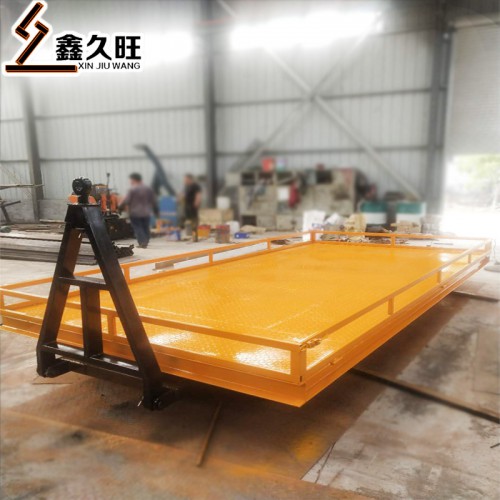 厂家货源 四轮转向平板拖车