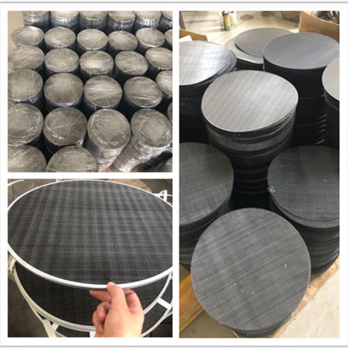 源头厂家铁丝过滤片塑料颗粒过滤片定做方圆片