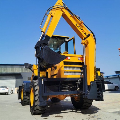 液压挖掘机式装载机  莱丰 挖掘装载机两头忙 直销