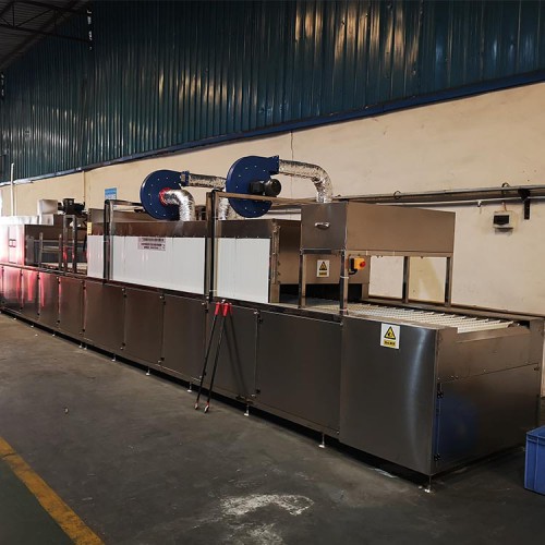 履带式超声波清洗烘干线