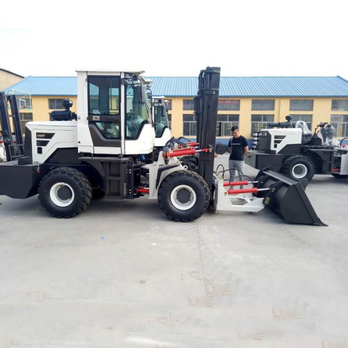 越野叉车加铲斗  能加吊杆越野叉车 吊钩叉车 欢迎选购