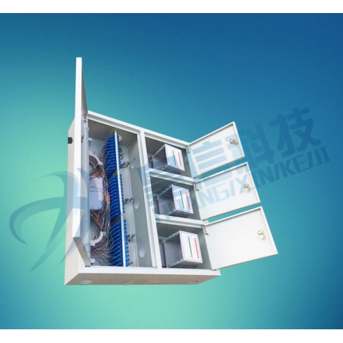 96芯三网合一光纤分纤箱