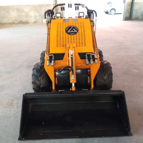 工程轮式滑移小铲车 工程用滑移小铲车 旋转半径小微型小铲车