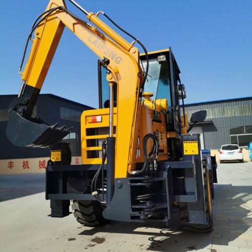 液压挖掘机式装载机  莱丰 铲斗可定制两头忙装载机 厂家直销