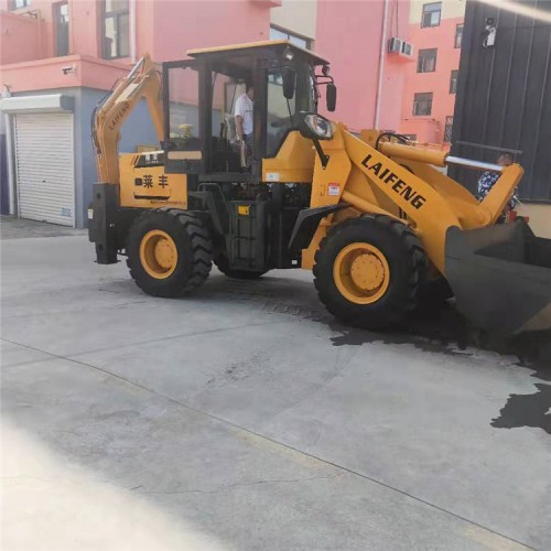 小型挖掘机式装载机  莱丰 市政工程用两头忙装载机 价格优惠