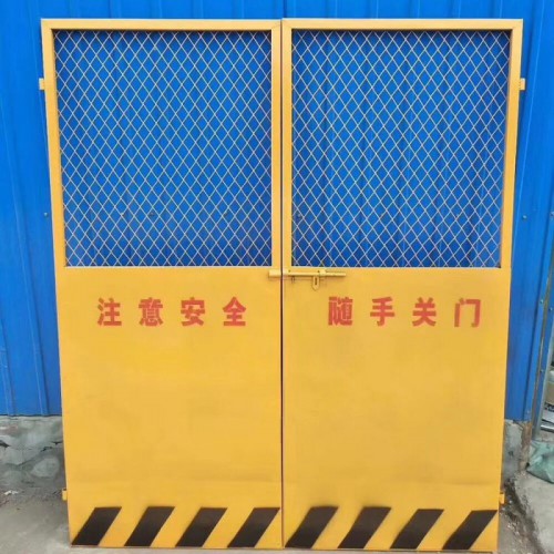建筑工地电梯安全防护门 楼层安全防护门 定做施工电梯门