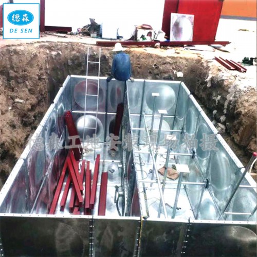 BDF地埋镀锌钢板水箱