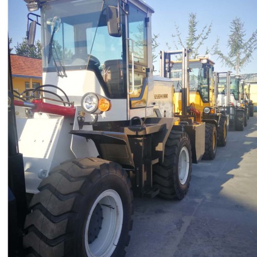 侧翻油缸叉车  能加吊杆越野叉车 工程搬运