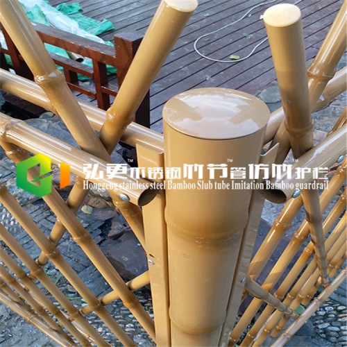 不锈钢仿竹节护栏