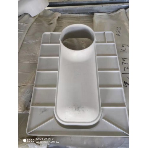 一体专用大口径玻璃钢蹲便器