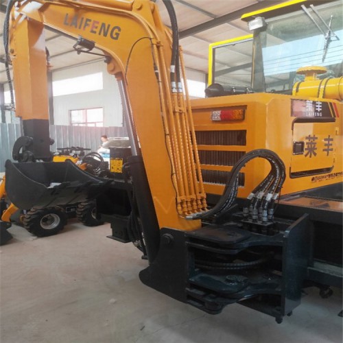 一机多用挖掘机式装载机  莱丰 批发两头忙装载机 厂家直销