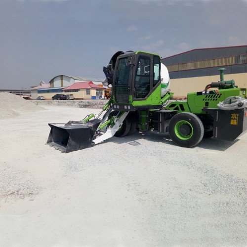 厂家小型自上料搅拌车  建筑工地专用全自动搅拌车 品质保障