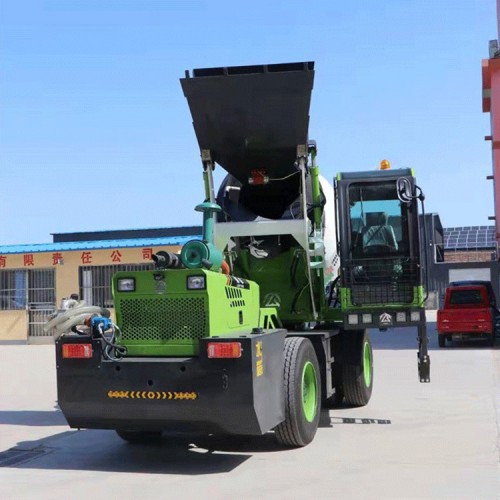 旋转卸料搅拌车  建筑工地专用全自动搅拌车 包邮上门