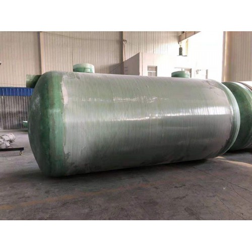 圆桶型整体玻璃钢化粪池尺寸 玻璃钢化粪池